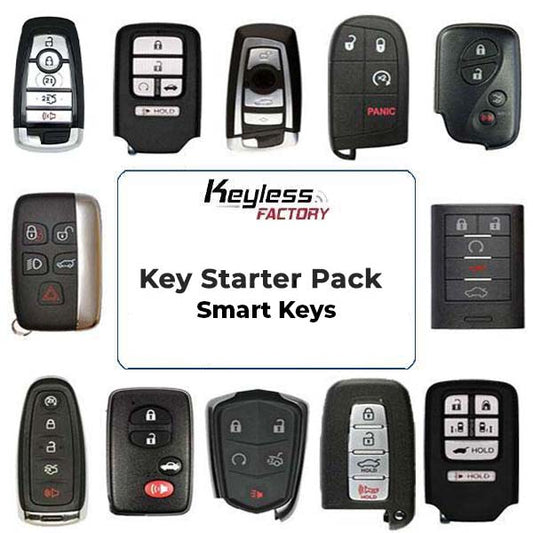 Basic Starter Pack - Automotive Smart Keys (42 Pieces) (AFTERMARKET) - UHS Hardware