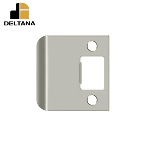 Deltana - Extended Lip Strike Plate - 2 1/4" x 2-1/4"- 2-1/4" Bar Width - Optional Finish