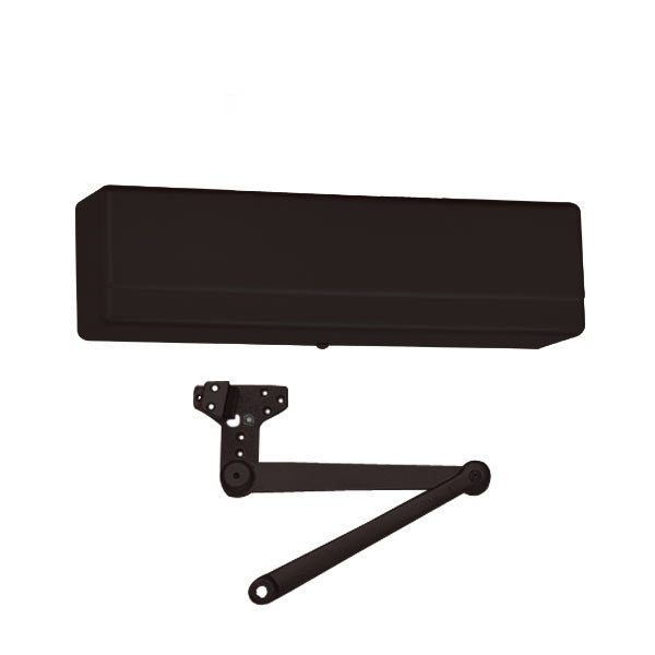 Sargent - 1431 - Powerglide Door Closer w/ CPSH - Heavy Duty Hold Open Parallel Arm w/ Compression Stop - BSP - Black Suede Powder Coat - Grade 1 - UHS Hardware