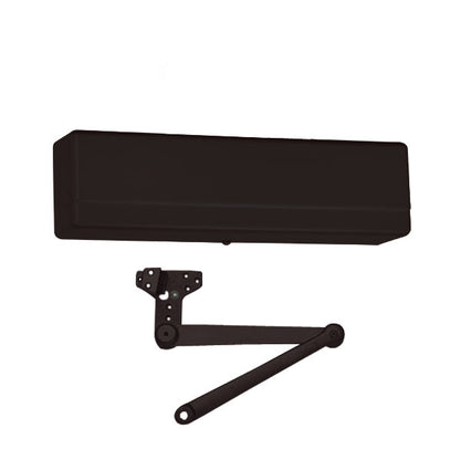 Sargent - 1431 - Powerglide Door Closer w/ CPSH - Heavy Duty Hold Open Parallel Arm w/ Compression Stop - BSP - Black Suede Powder Coat - Grade 1 - UHS Hardware