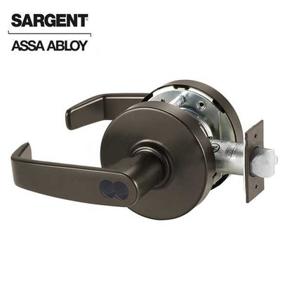 Sargent - 10G54 - Mechanical Cylindrical Lock - L Rose / L Lever - Corridor - SFIC - 10BE - Dark Oxidized Satin Bronze - Grade 1 - UHS Hardware