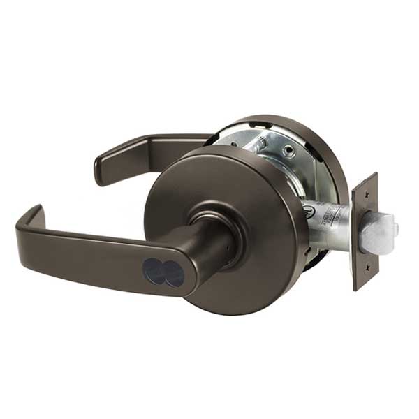 Sargent - 10G37 - Mechanical Cylindrical Lock - L Rose / L Lever - Classroom - SFIC - 10BE - Dark Oxidized Satin Bronze - Grade 1 - UHS Hardware