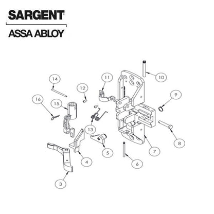 Sargent - 68-4569 - Chassis Assembly for NB-8700 - Right Hand Reverse - UHS Hardware