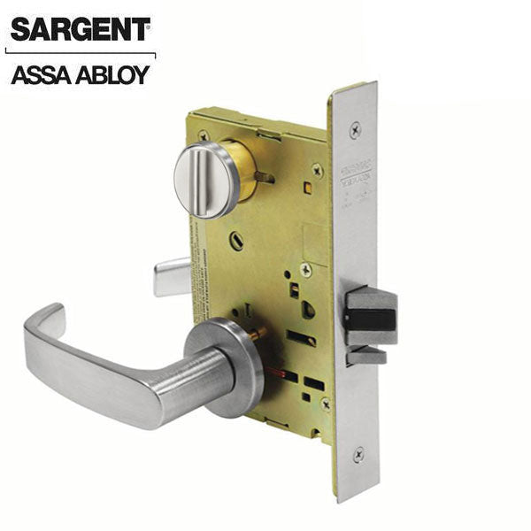 Sargent - 8205 - Mechanical Mortise Lock - Office/Entry - O Rose/NJ Lever - 7-Pin Construction Core - Keyed Alike - Satin Chrome - Grade 1 - UHS Hardware