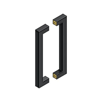Deltana - 12" Contemporary Pull - Back-to-Back - 1-3/8 - 1-7/8" Door Thickness - Optional Finish