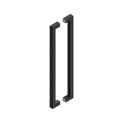 Deltana - 24" Contemporary Pull - Back-To-Back - 1-3/8" - 1-7/8" Door Thickness - Optional Finish