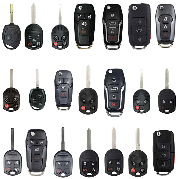 Remote Keys STARTER Pack / Ford, Lincoln / Flip Keys, Remote Head Keys (20 Pieces - AFTERMARKET) - UHS Hardware