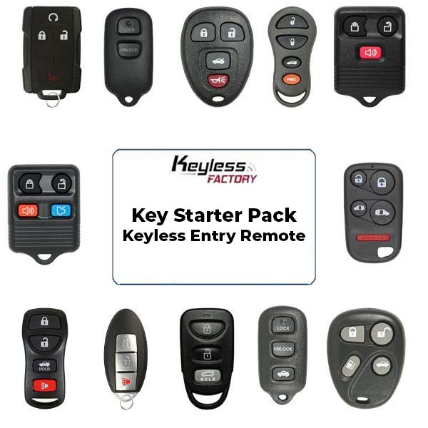 Keyless Entry Remotes STARTER Pack (KeylessFactory) – UHS Hardware