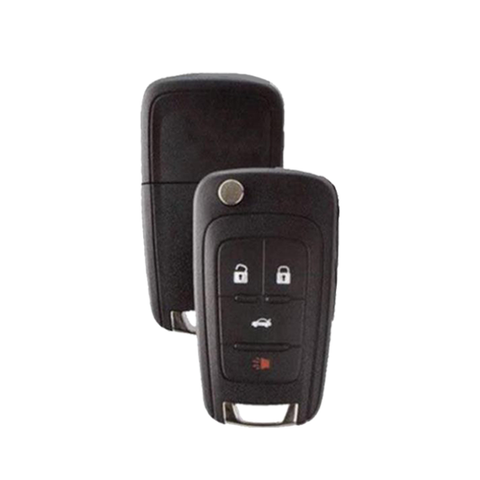 2010-2017 Chevrolet / 4-Button Flip Key / PN: 5912543 / OHT01060512 / HU100 / PEPS (Strattec) - UHS Hardware