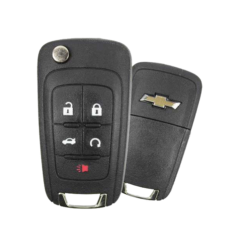 2014-2020 Chevrolet GM / 5-Button Flip Key / PN: 5921873 / OHT05918179 / HU100 / PEPS (Strattec) - UHS Hardware