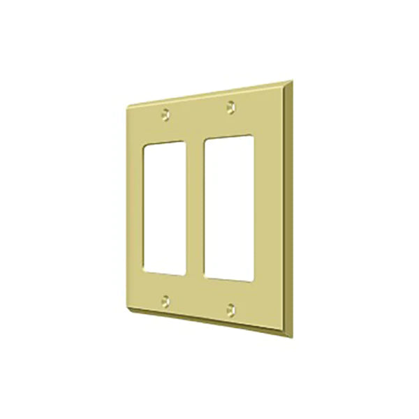 Deltana - Switch Plate - Double Rocker - Optional Finish