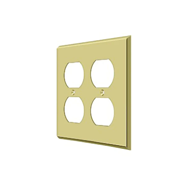 Deltana - Switch Plate - Quadruple Outlet - Optional Finish