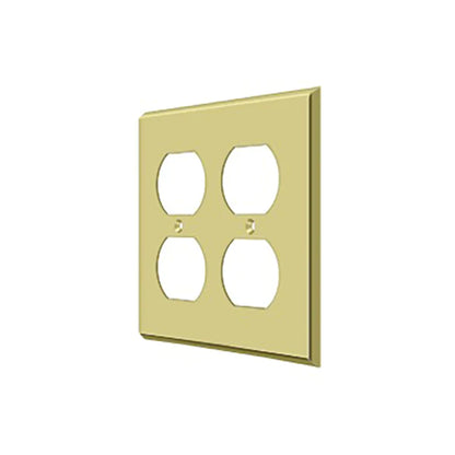 Deltana - Switch Plate - Quadruple Outlet - Optional Finish