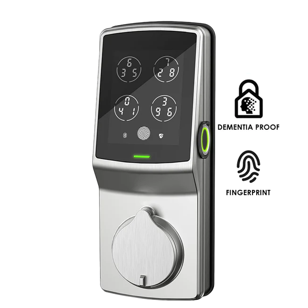 Lockly Secure PLUS - PGD728FK - Dementia Proof - Biometric Electronic Deadbolt - Fingerprint Reader - WiFi - Bluetooth - Optional Finish - UHS Hardware