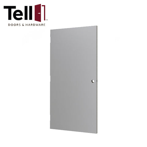 TELL - DHM3070 - Spartan - Hollow Metal Door - 3' x 7' - 18 Gauge Galvanized - Optional Prep - Optional Hinge Pattern - Primer Gray - Reinforcement for Exit Device - 3 Hour Fire Rated - UHS Hardware