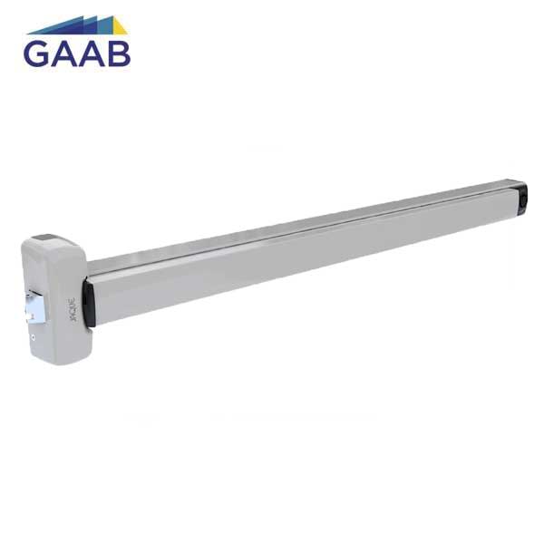 GAAB - T320-04  - RIM Panic Exit Device with Siren and Electrical Connection - Modular and Reversible - Up to 48" Doors - Satin Chrome - UHS Hardware