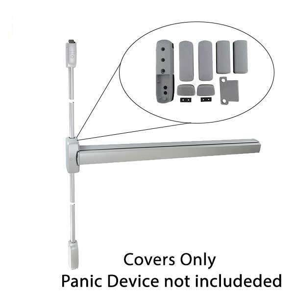 GAAB - T373-04 - Rim Panic Exit Device Touch Series For Double Leaf Door - With Access - Satin Chrome - UHS Hardware