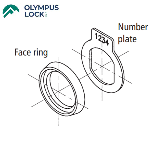 Olympus - T-37 - Accessories For T37 T-Bolt Metal Drawer Lock - UHS Hardware