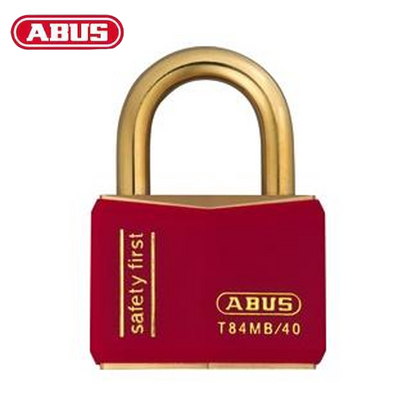 Abus - 85611 - Padlock Brass T84Mb/40 Blue - Optional Keying - Optional Finish - UHS Hardware