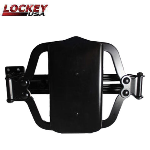 Lockey - TB100 - Turtleback Gate Closer - Black - (50-125 lbs) - UHS Hardware