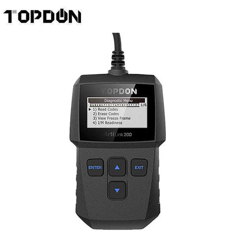 TOPDON - Artilink 200 - OBDII Fault Code Reader Diagnostic Scan Tool - 16V - UHS Hardware