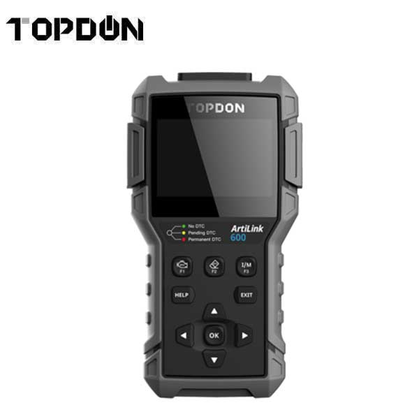 TOPDON - Artilink 600 - OBDII Diagnostic Scan Tool - 18V - 3.5" Color Display - DTC Library Lookup - Live Data Monitoring - UHS Hardware