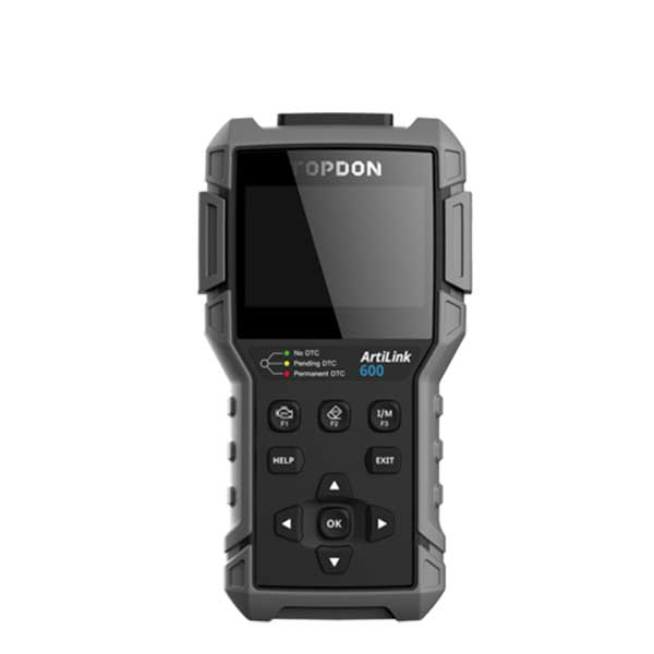 TOPDON - Artilink 600 - OBDII Diagnostic Scan Tool - 18V - 3.5" Color Display - DTC Library Lookup - Live Data Monitoring - UHS Hardware