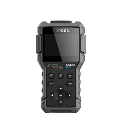 TOPDON - Artilink 600 - OBDII Diagnostic Scan Tool - 18V - 3.5" Color Display - DTC Library Lookup - Live Data Monitoring - UHS Hardware