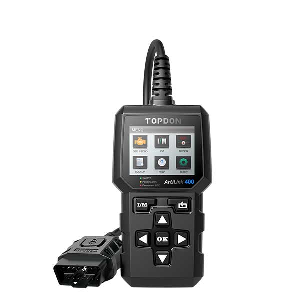 TOPDON - Artilink 400 - OBDII Diagnostic Scan Tool - O2