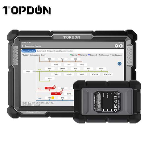 TOPDON - Phoenix Elite - Advanced Level Professional Diagnostic Scanner - UHS Hardware