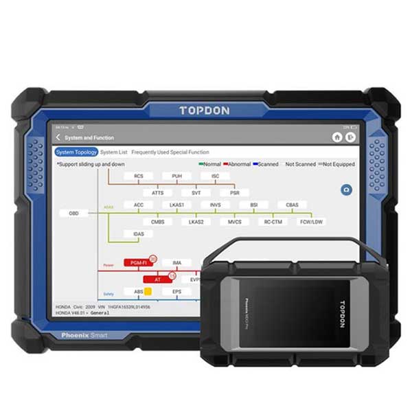 TOPDON - Phoenix Smart - Advanced Level Intelligent Diagnostic Scanner - UHS Hardware