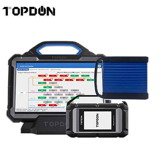 TOPDON - Phoenix Max - Advanced-Level Professional Diagnostic Tool with Scope
