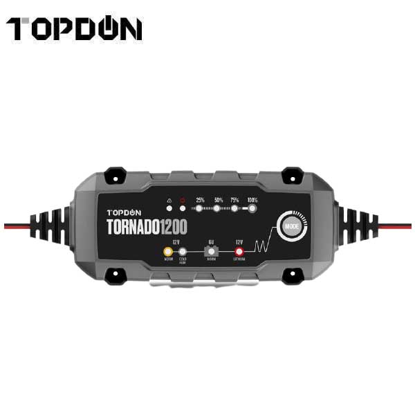 TOPDON - Tornado 1200 - Battery Charger - Lead-Acid Battery - Lithium-Ion Battery - 25W - UHS Hardware