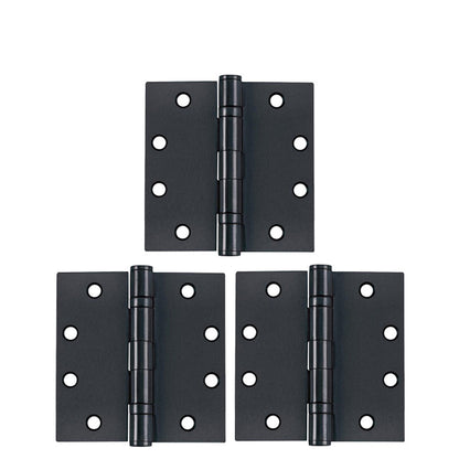 TELL - Ball Bearing Hinge - Heavy Duty - 4.5" x 4.5" - US19 - (3-Pack)