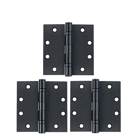TELL - Ball Bearing Hinge - Heavy Duty - 4.5" x 4.5" - US19 - (3-Pack)