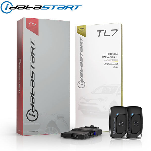 Firstech - iDatastart - Lexus / Toyota / Scion - HC1111A / HC2312AC - 1 Button Remote - Optional 1-Way / 2-Way - Keyless Remote Start System Kit - Up to 3000ft - TL7 T-Harness - UHS Hardware