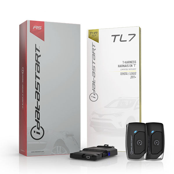 Firstech - iDatastart - Lexus / Toyota / Scion - HC1111A / HC2312AC - 1 Button Remote - Optional 1-Way / 2-Way - Keyless Remote Start System Kit - Up to 3000ft - TL7 T-Harness (PREORDER) - UHS Hardware