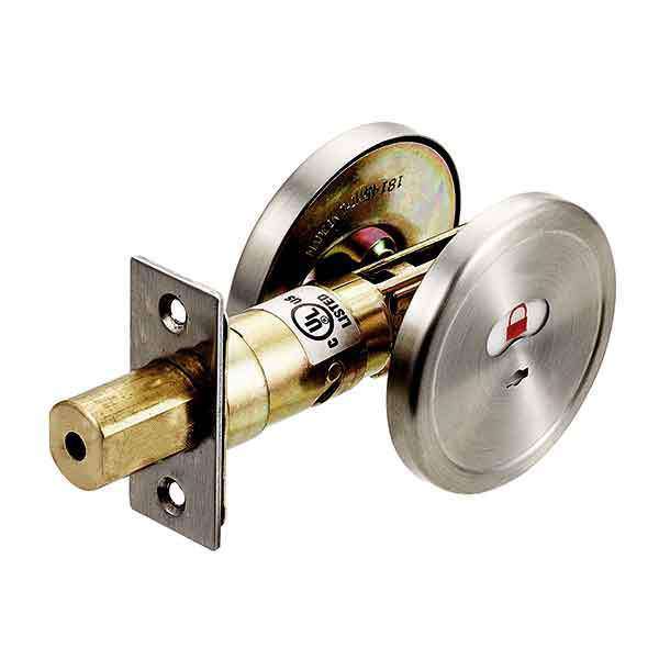TownSteel - DBT-70 - Commercial Deadbolt - Indicator w/ Thumb Turn - Satin Chrome - Grade 2 - UHS Hardware