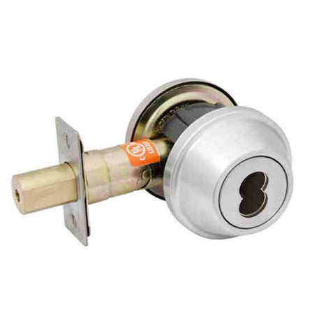 TownSteel - DBTI-62 - Commercial Deadbolt - Double - IC Core (SFIC) - Satin Chrome -  Grade 2 - UHS Hardware