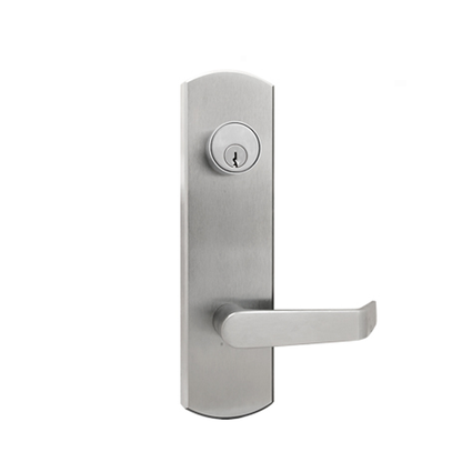 TownSteel - ED5500E  - Escutcheon Lever Exit Trim - 2-3/4 " Backset - for ED5500/ED5600 Exit Devices - Entrance Function - Satin Chrome - Grade 1 - UHS Hardware