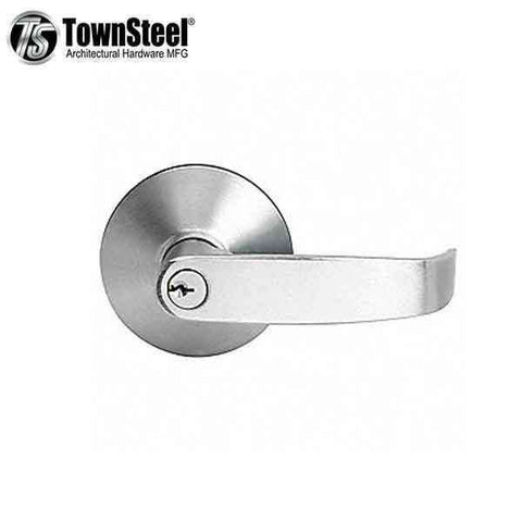 TownSteel - ED5500L  - Lever Trim - Rigid Lever - 2-3/4 " Backset - Satin Chrome - Grade 1 - UHS Hardware