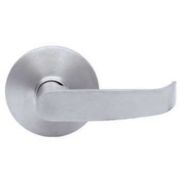TownSteel - ED8900LQ - Sectional Lever Trim - Dummy -  LQ Curved Lever - Non-Handed - Compatible with Rim, SVR, LBR & 3 Point Push Bars - Satin Stainless - Grade 1 - UHS Hardware
