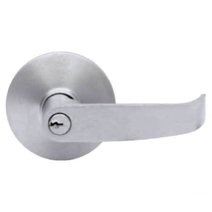 TownSteel - ED8900LQ - Sectional Lever Trim - Storeroom - Nightlatch - LQ Curved Lever - Non-Handed - 6-Pin Schlage Keyway - Compatible with Mortise Exit Device - Satin Stainless - Grade 1 - UHS Hardware