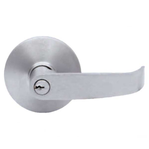 TownSteel - ED8900LQ - Sectional Lever Trim - Entrance - LQ Curved Lever - Non-Handed - 6-Pin Schlage Keyway - Compatible with Concealed V/R Exit Device - Satin Stainless - Grade 1 - UHS Hardware