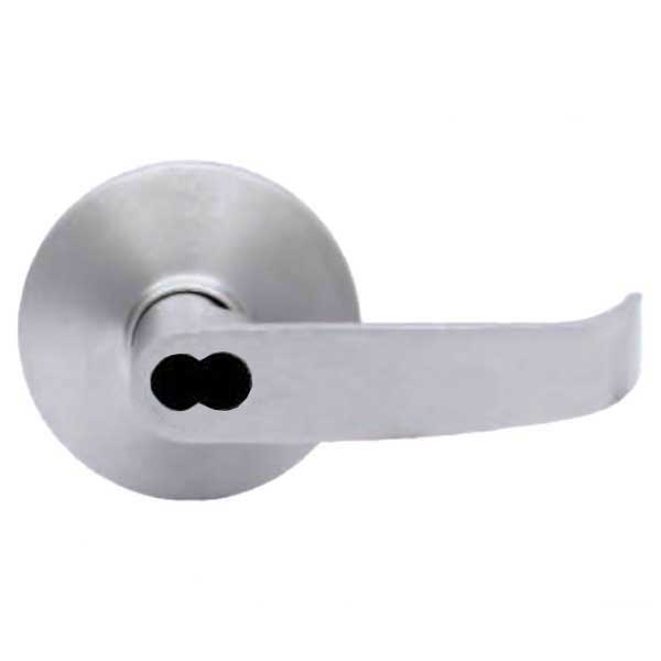 TownSteel - ED8900LQ - Sectional Lever Trim - Entrance - LQ Curved Lever - Non-Handed - Schlage SFIC Prepped - Compatible with Mortise Exit Device - Satin Stainless - Grade 1 - UHS Hardware