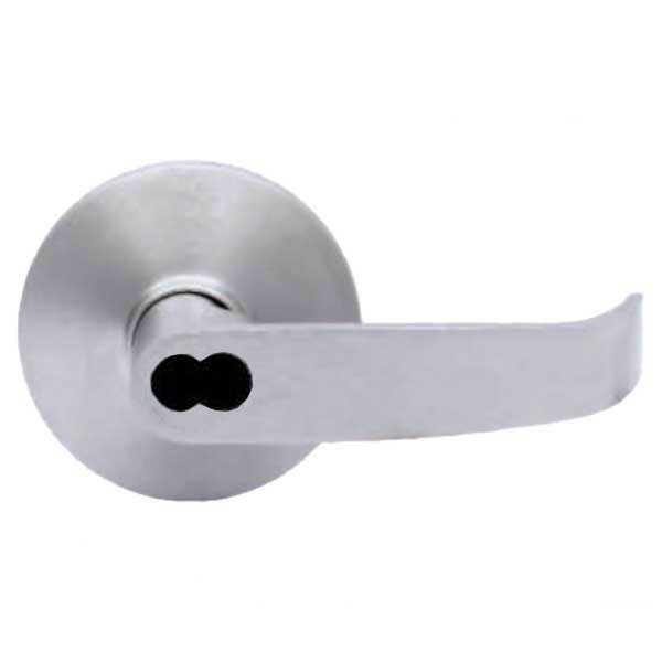 TownSteel - ED8900LQ - Sectional Lever Trim - Storeroom - Nightlatch - LQ Curved Lever - Non-Handed - Schlage SLFIC Prepped - Compatible with Mortise Exit Device - Satin Stainless - Grade 1 - UHS Hardware