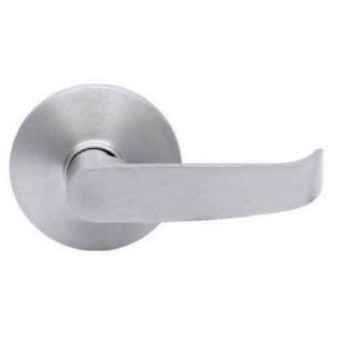 TownSteel - ED8900LQ - Sectional Lever Trim - Passage - LQ Curved Lever - Non-Handed - Compatible with Rim, SVR, LBR & 3 Point Push Bars - Satin Chrome - Grade 1 - UHS Hardware