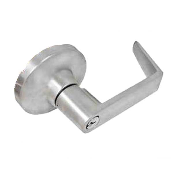 TownSteel - ED8900LS - Sectional Lever Trim - Entrance - LS Regal Lever - Non-Handed - 6-Pin Schlage Keyway - Compatible with Concealed V/R Exit Device - Satin Chrome - Grade 1 - UHS Hardware