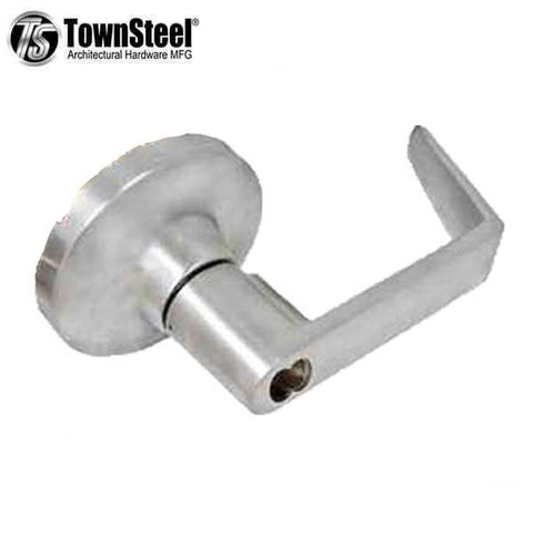 TownSteel - ED8900LS - Sectional Lever Trim - Entrance - LS Regal Lever - Non-Handed - Schlage SFIC Prepped - Compatible with Concealed V/R Exit Device - Satin Chrome - Grade 1 - UHS Hardware
