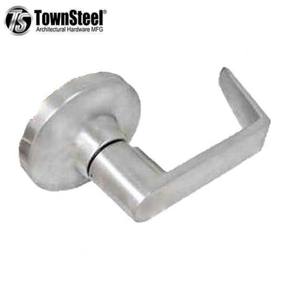 TownSteel - ED8900LS - Sectional Lever Trim - Passage - LS Regal Lever - Non-Handed - Compatible with Concealed V/R Exit Device - Satin Chrome - Grade 1 - UHS Hardware